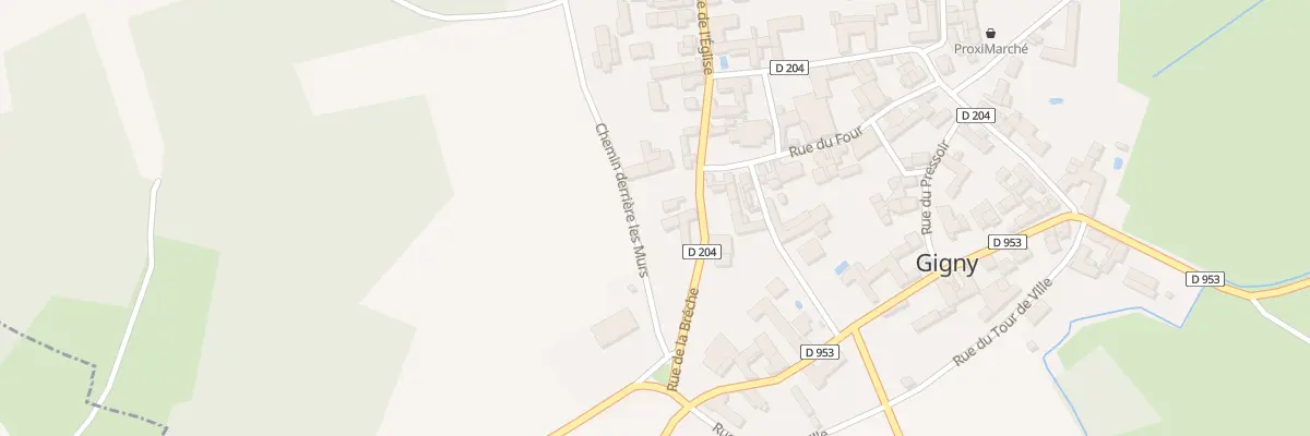 Plan du 56 Le Village à Gigny