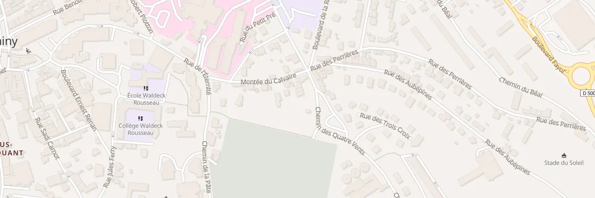 Plan du 2B Che des Quatre Vents à Firminy