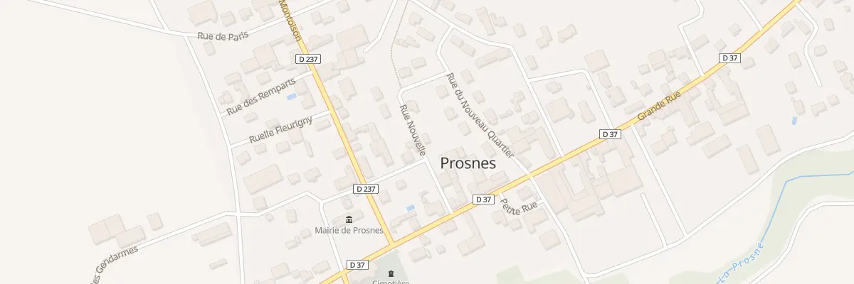 Plan du 1 Rue Nouvelle à Prosnes