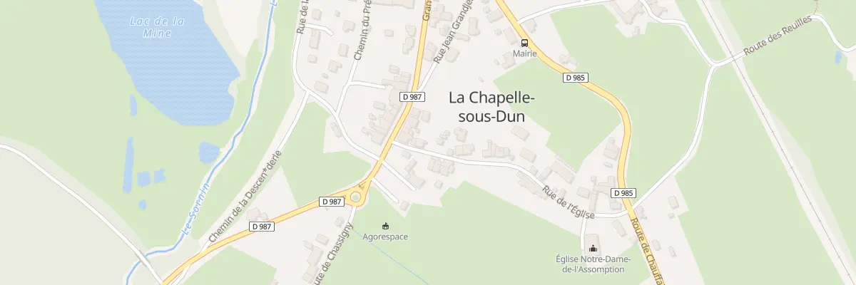 Plan du 35 Rue de l’ Eglise à La Chapelle-sous-Dun