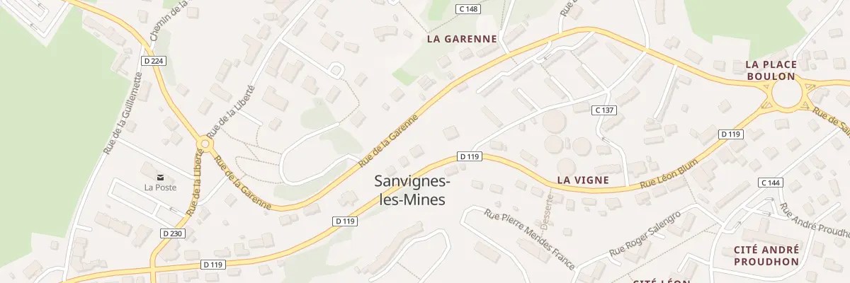 Plan du 11 Rue Léon Blum à Sanvignes-les-Mines