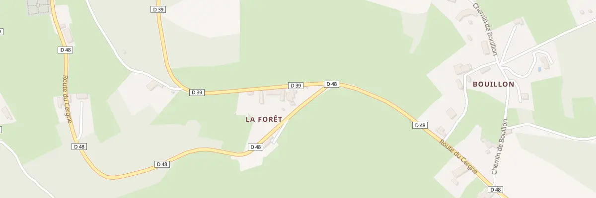 Plan du 55 Rte de Belmont à Arcinges