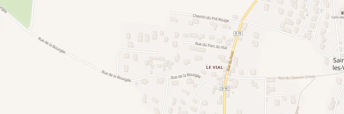Plan du 164 Rue de la Bourgée à Saint-Cyr-les-Vignes