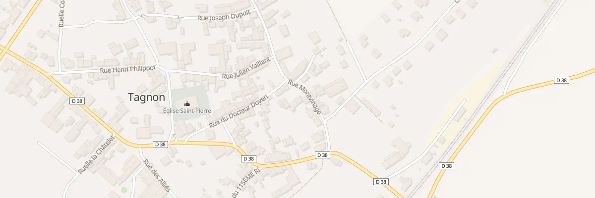 Plan du 27 Rue Montvinage à Tagnon