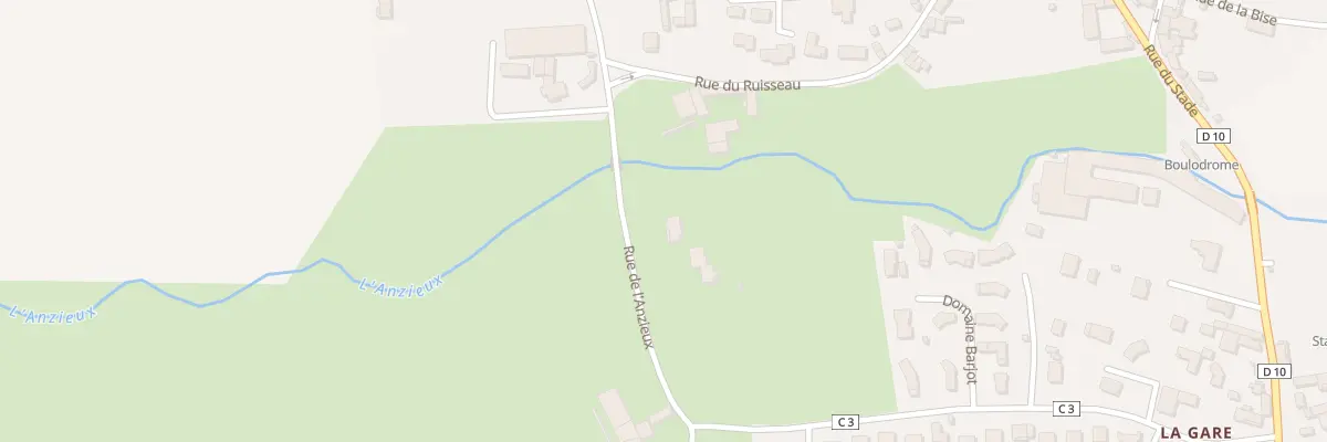 Plan du 255 Rue de l’Anzieux à Bellegarde-en-Forez