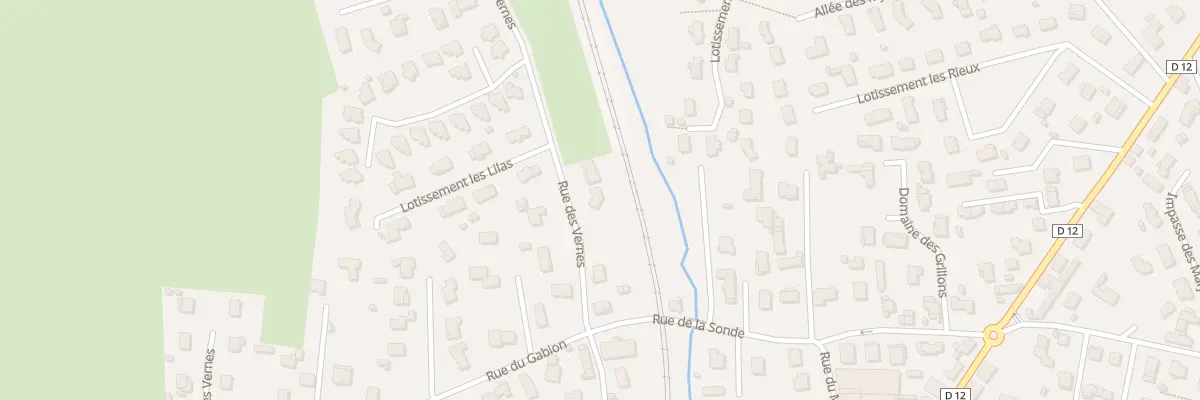 Plan du 22 Rue des Vernes à Veauche