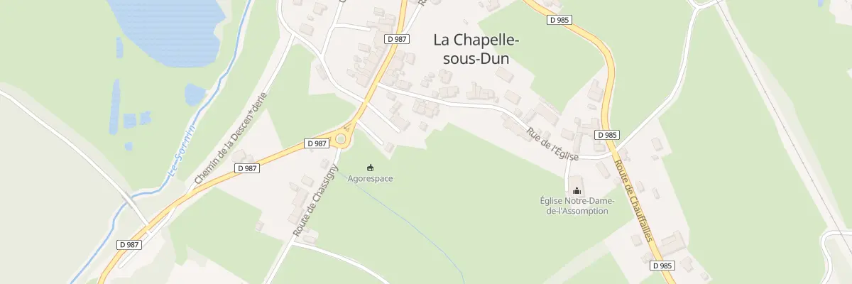 Plan du 1 Rte de Charlieu à La Chapelle-sous-Dun