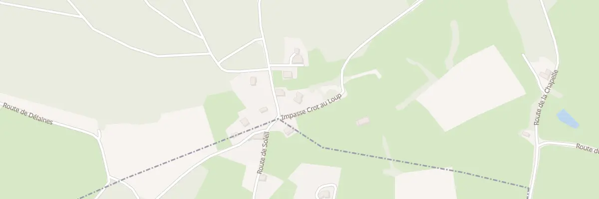 Plan du 25 Imp Crot au Loup à Dyo