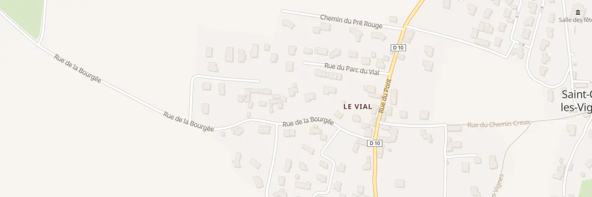 Plan du 136 Rue de la Bourgée à Saint-Cyr-les-Vignes