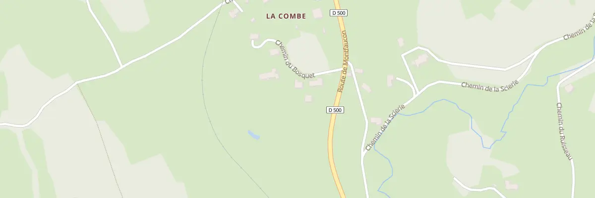 Plan du 850A La Combe à Tence