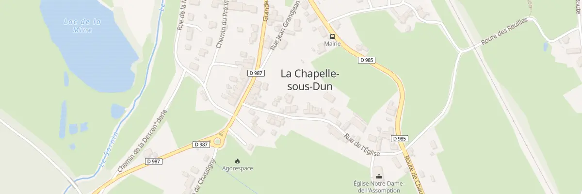 Plan du 55 Rue de l’ Eglise à La Chapelle-sous-Dun