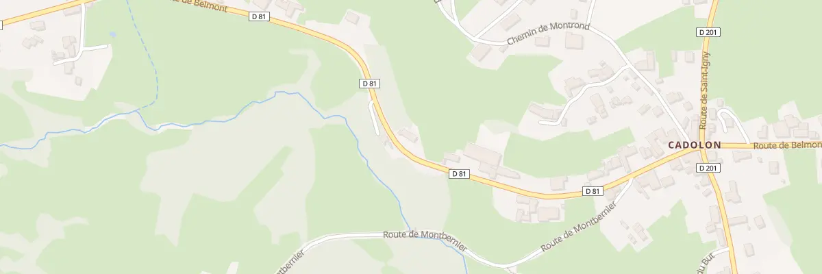 Plan du 2805 Rte de Belmont à Coublanc