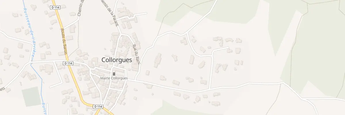 Plan du 5196 Che du Bosc à Collorgues