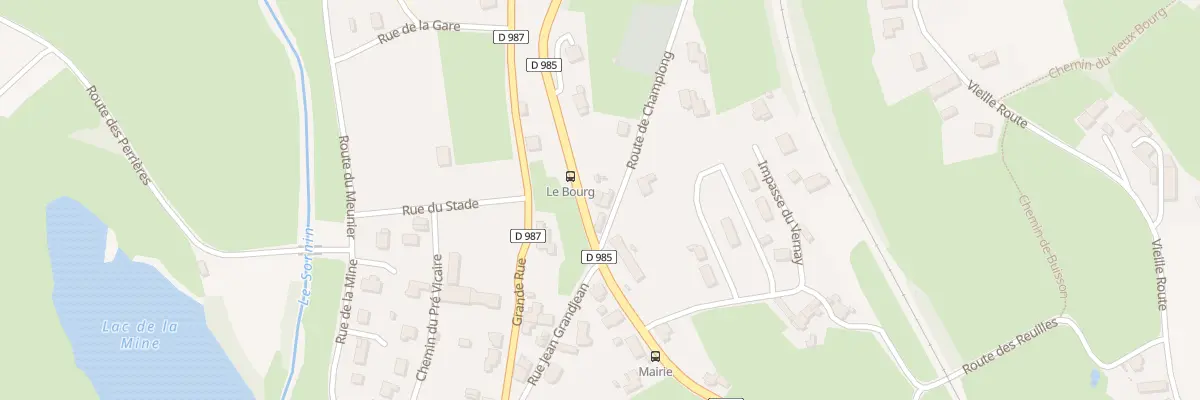 Plan du 385 Rte de Chauffailles à La Chapelle-sous-Dun