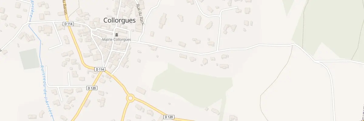 Plan du 5526 Che du Bosc à Collorgues