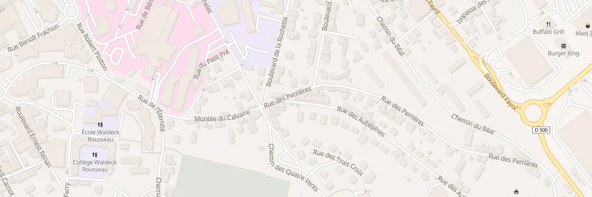 Plan du 1 Rue des Aubépines à Firminy