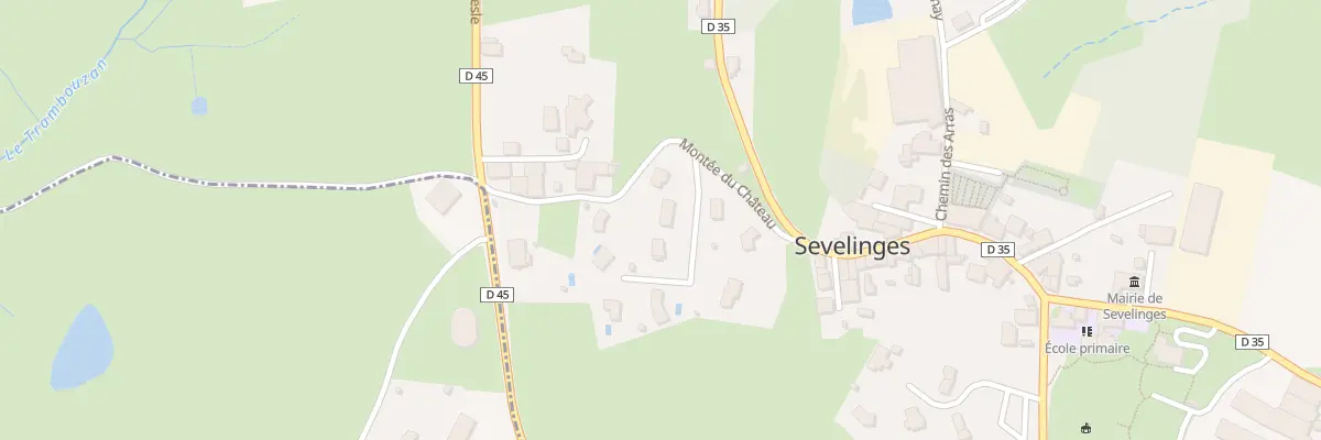 Plan du 40 Imp des Sources à Sevelinges