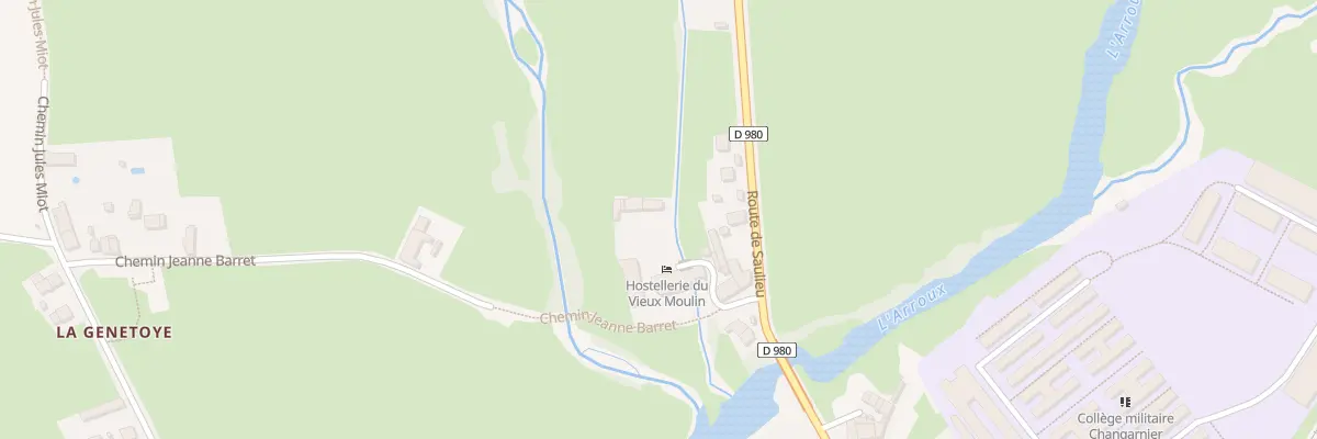 Plan du 4B Che Philip Gilbert Hamerton à Autun