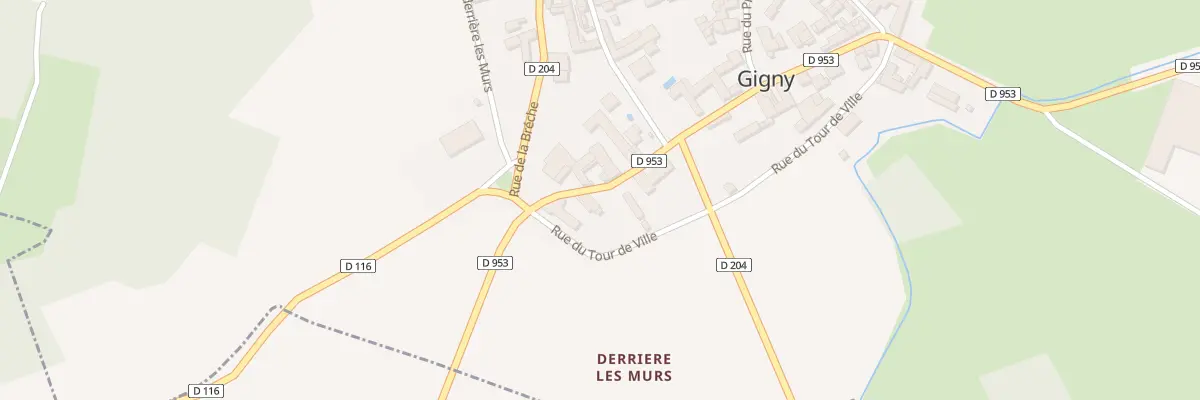 Plan du 61 Le Village à Gigny