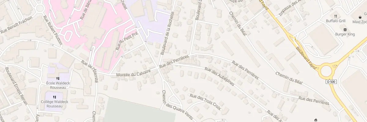 Plan du 3 Rue des Aubépines à Firminy