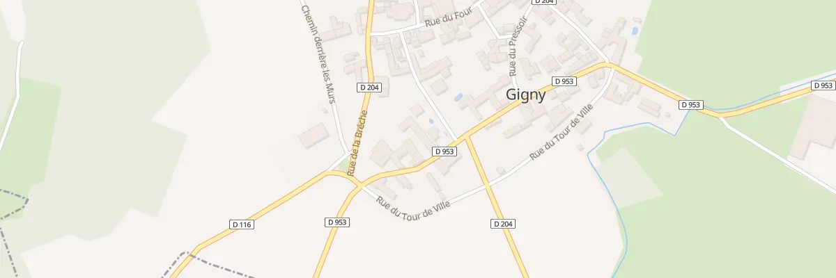 Plan du 20 Rue de la Chaume à Gigny
