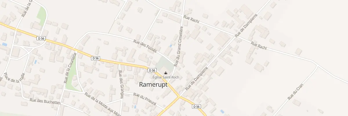 Plan du 2 Rue des Fossés à Ramerupt