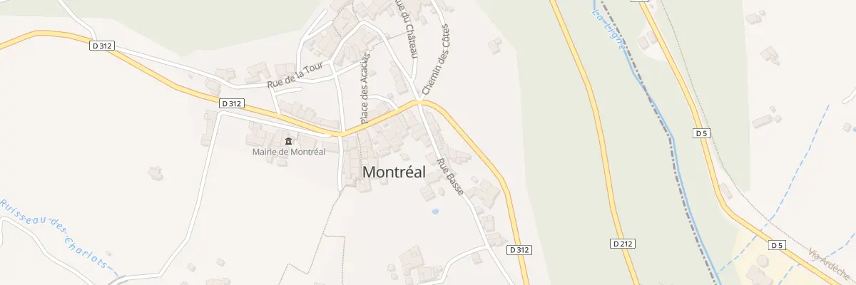 Plan du 5070 Le Village à Montréal