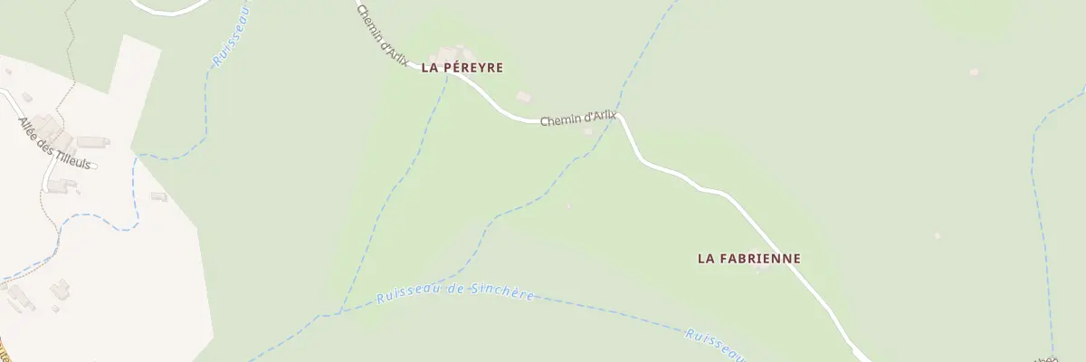Plan du 650 Che d’Arlix à Chirols