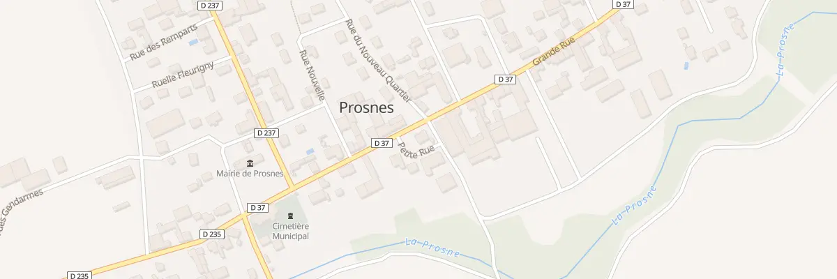 Plan du 15 Grande Rue à Prosnes
