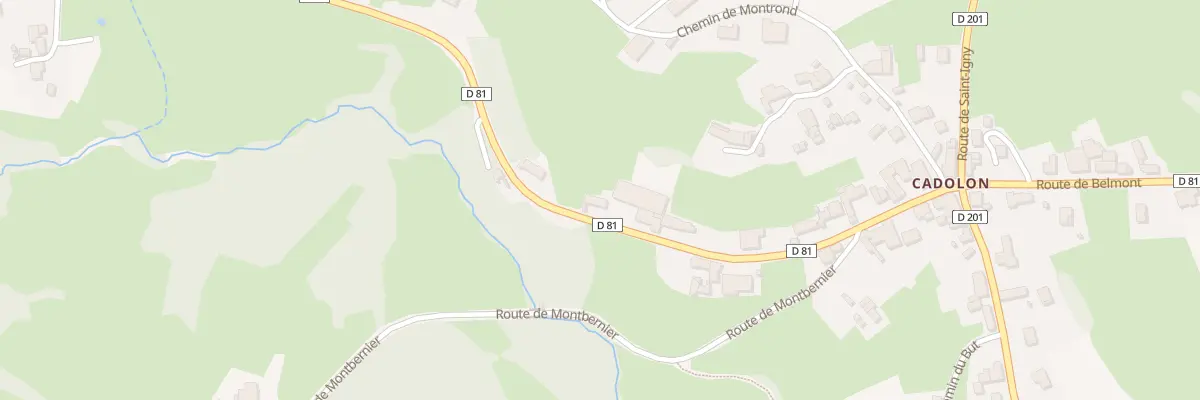Plan du 2847 Rte de Belmont à Coublanc