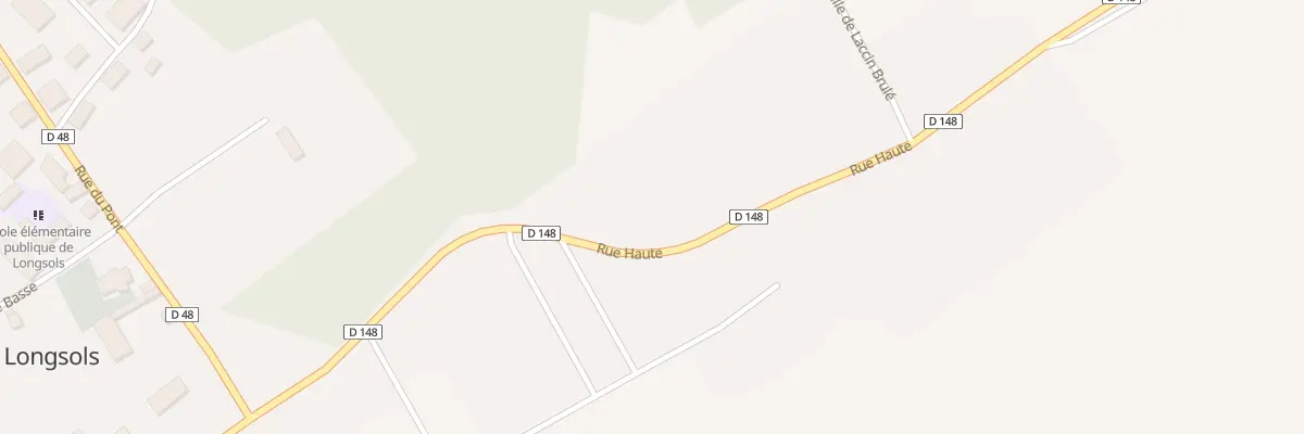 Plan du 14 Rue Haute à Estissac