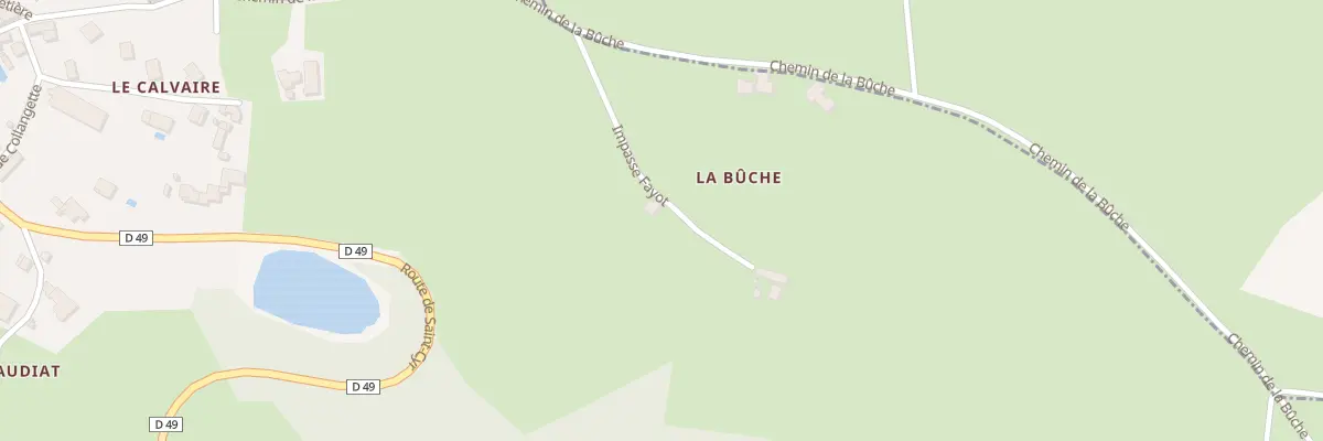 Plan du 5292 La Buche à Chirassimont