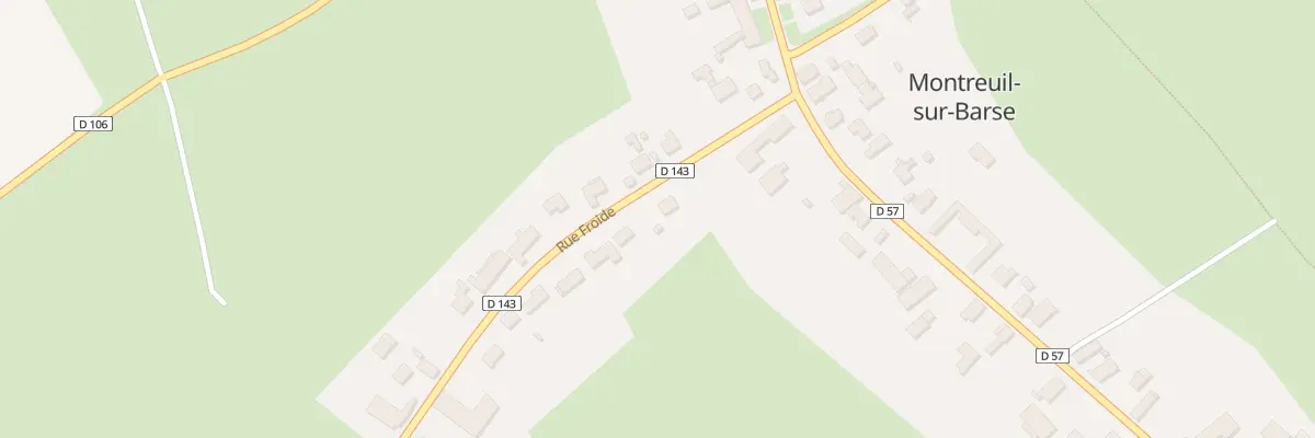 Plan du 1 Rue Froide à Montreuil-sur-Barse