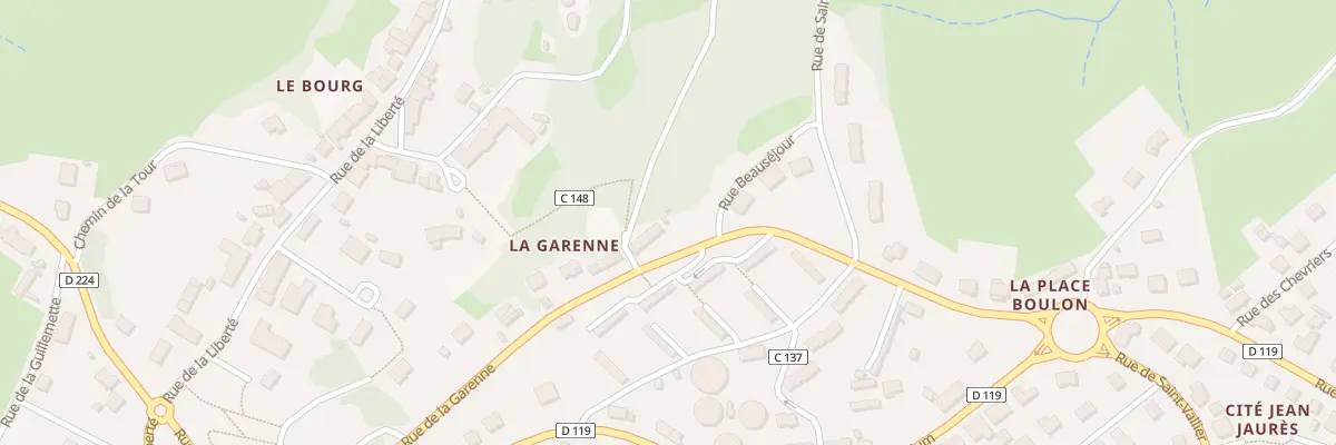 Plan du 443 Rue de la Garenne à Sanvignes-les-Mines