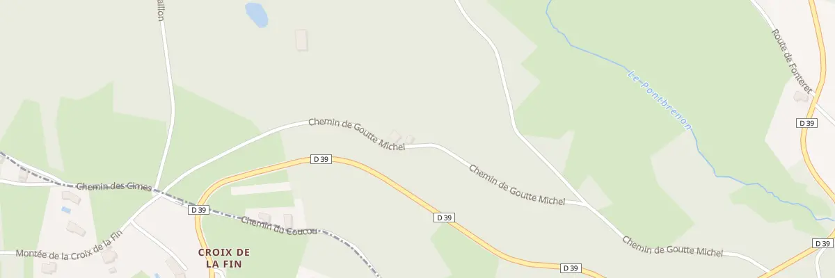 Plan du 315 Che de Goutte Michel à Écoche
