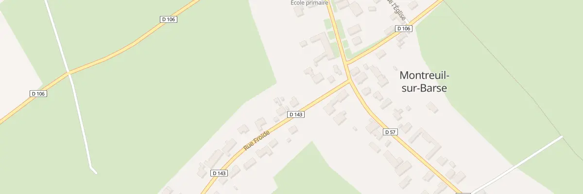 Plan du 4 Rue Froide à Montreuil-sur-Barse