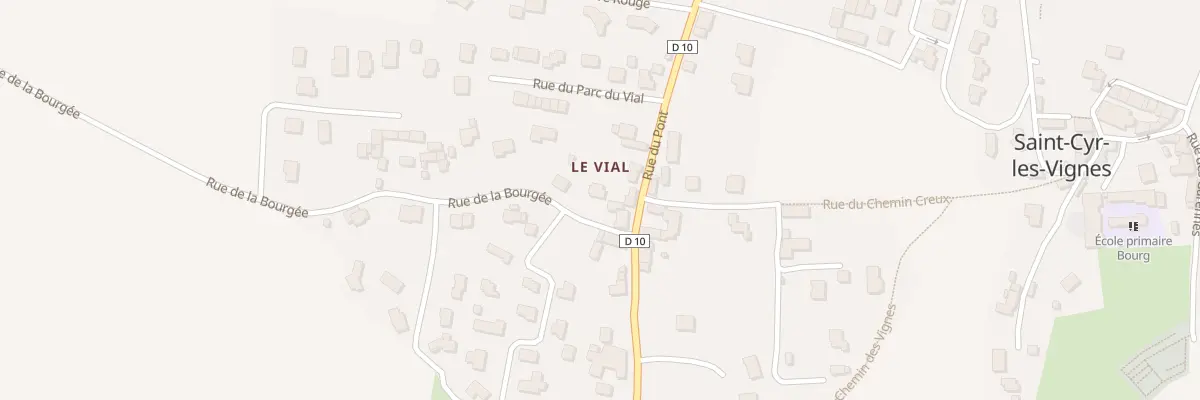 Plan du 48 Rue de la Bourgée à Saint-Cyr-les-Vignes
