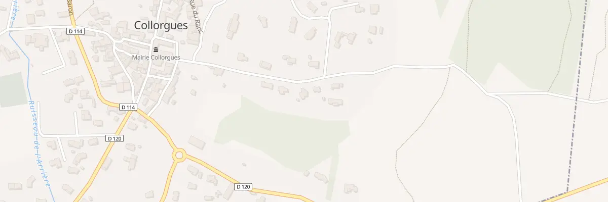 Plan du 5167 Che du Bosc à Collorgues