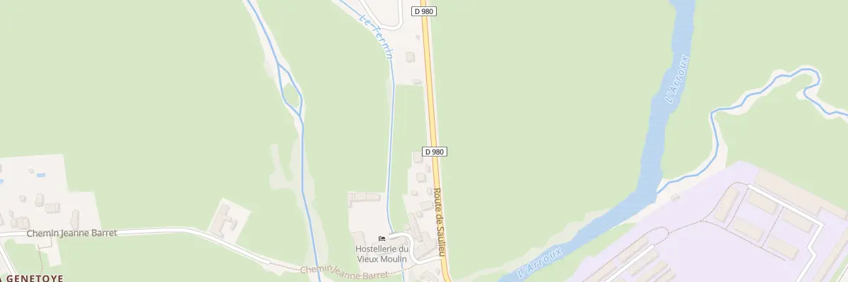 Plan du 11 Rte de Saulieu à Autun