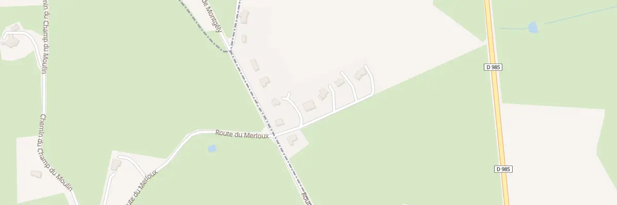 Plan du 712 Rte du Grand Bois à Curbigny