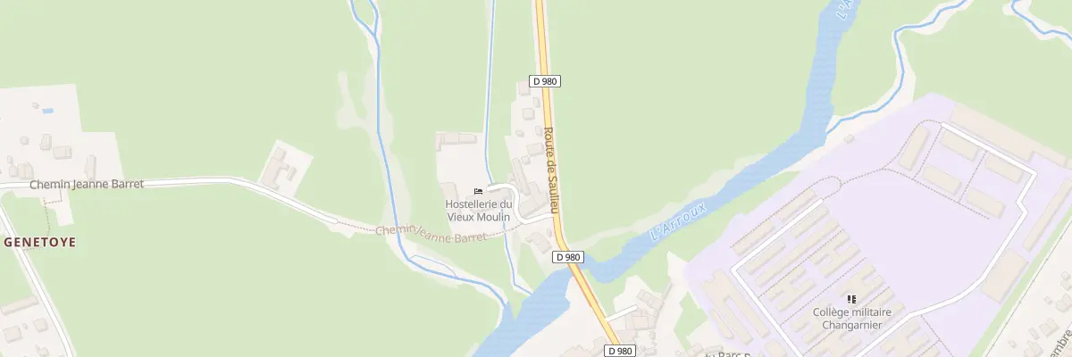 Plan du 5 Rte de Saulieu à Autun