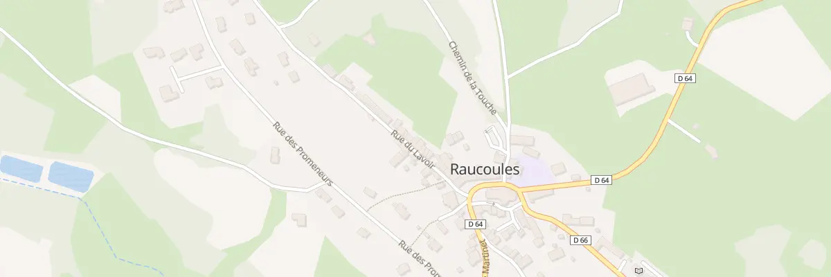 Plan du 22 Rue du Lavoir à Raucoules