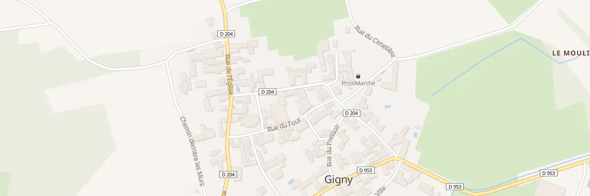 Plan du 3 Rue du Four à Gigny