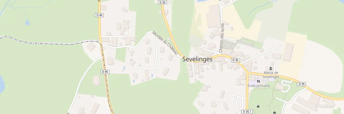 Plan du 5391 Mte du Chateau à Sevelinges