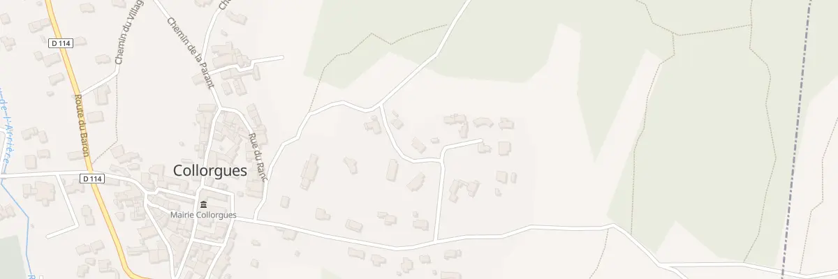 Plan du 5156 Che du Bosc à Collorgues