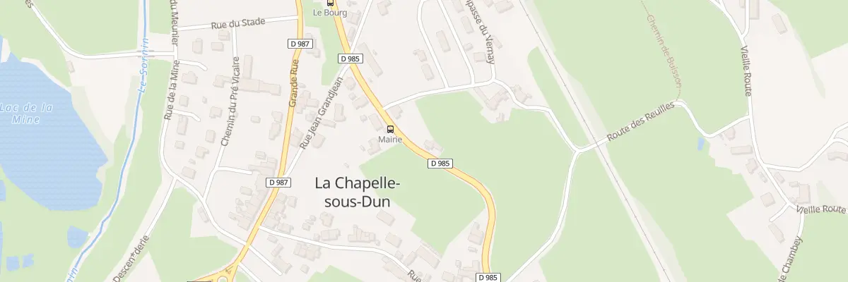 Plan du 545 Rte de Chauffailles à La Chapelle-sous-Dun