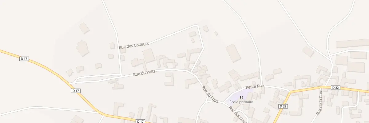 Plan du 8 Rue du Puits à Bagneux-la-Fosse