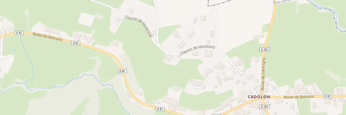 Plan du 319 Che de Montrond à Coublanc