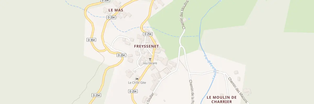 Plan du 2556 Rte de la Besorgues à Labastide-sur-Bésorgues