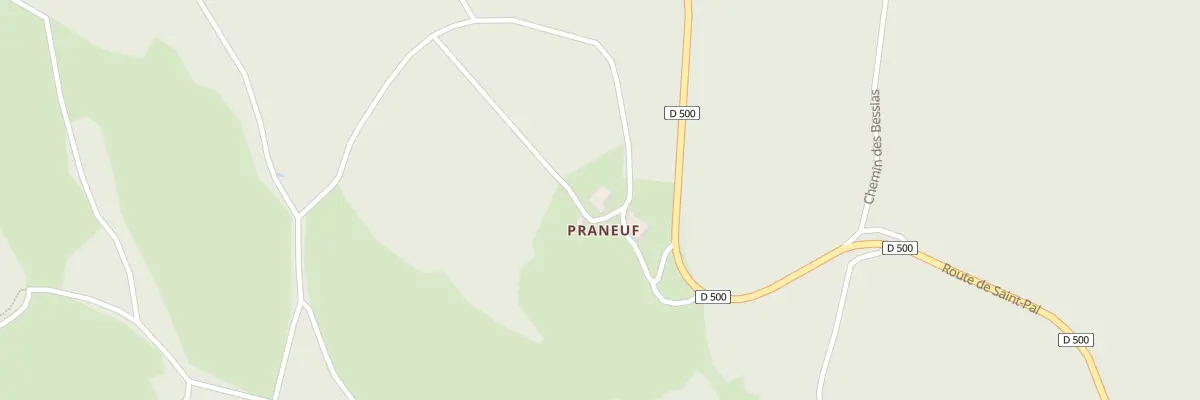 Plan du 95 Che de Praneuf à Raucoules